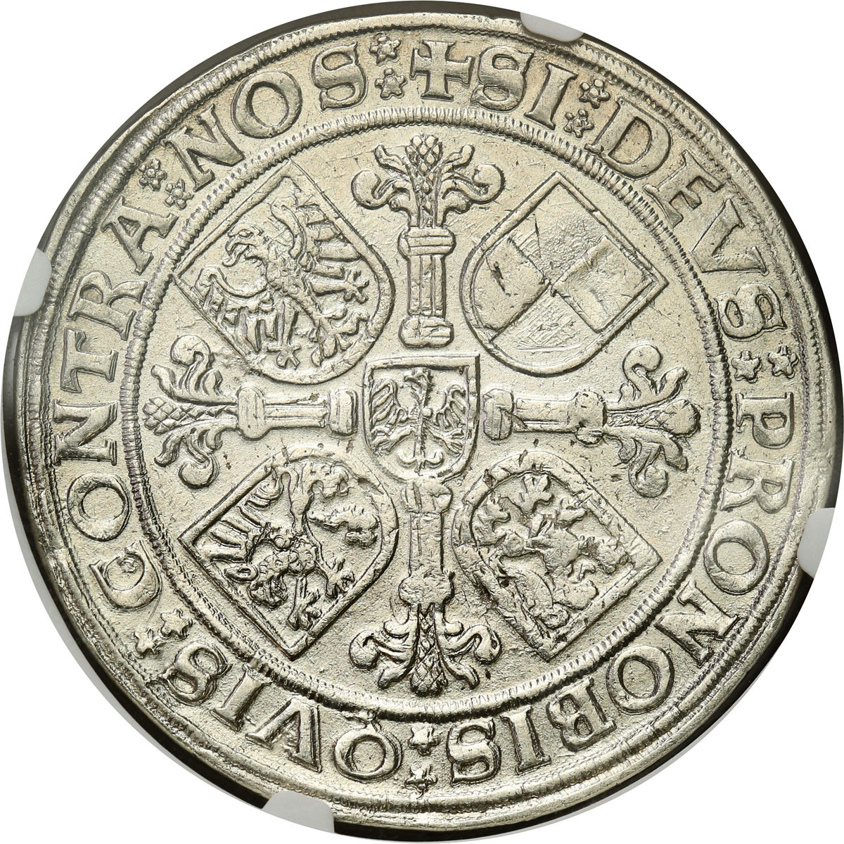 Niemcy, Brandenburg, Georg von Ansbach i Albrecht Jüngere von Bayreuth (1536-1543). Talar 1540, Schwabach NGC AU - ŁADNY